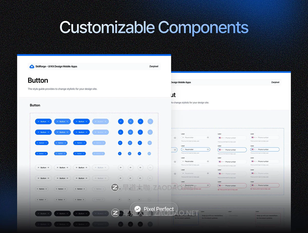 110+屏AI智能在线学习教育技能培训应用程序app ui界面设计figma模板素材 Skillforge – AI Online Course Mobile App UI Kit插图3 110+屏AI智能在线学习教育技能培训应用程序app ui界面设计figma模板素材 Skillforge – AI Online Course Mobile App UI Kit插图3