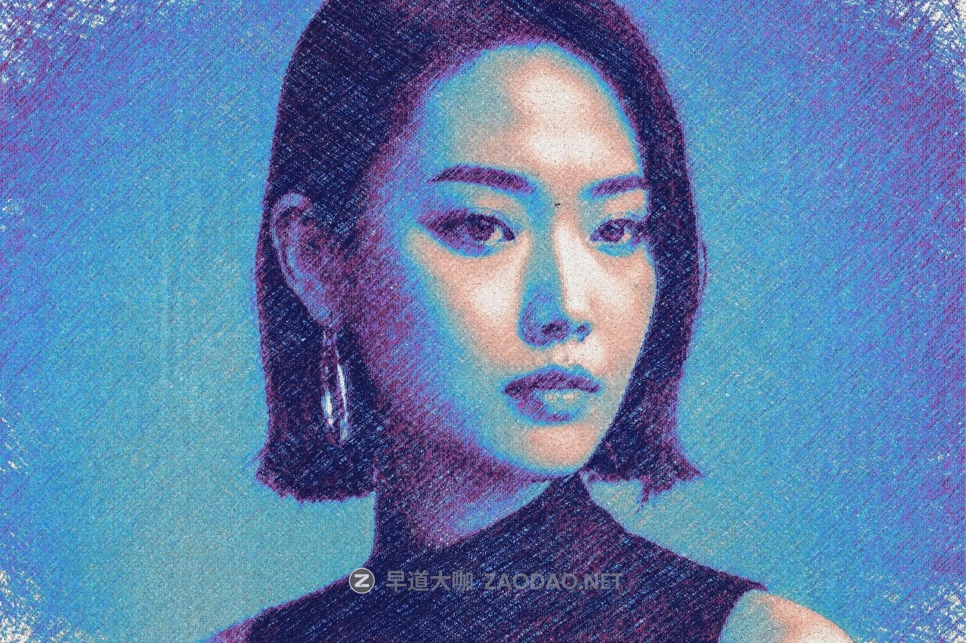 油漆蜡笔绘画艺术照片效果ps特效滤镜样机 Oil Pastel Photo Effect插图1 油漆蜡笔绘画艺术照片效果ps特效滤镜样机 Oil Pastel Photo Effect插图1