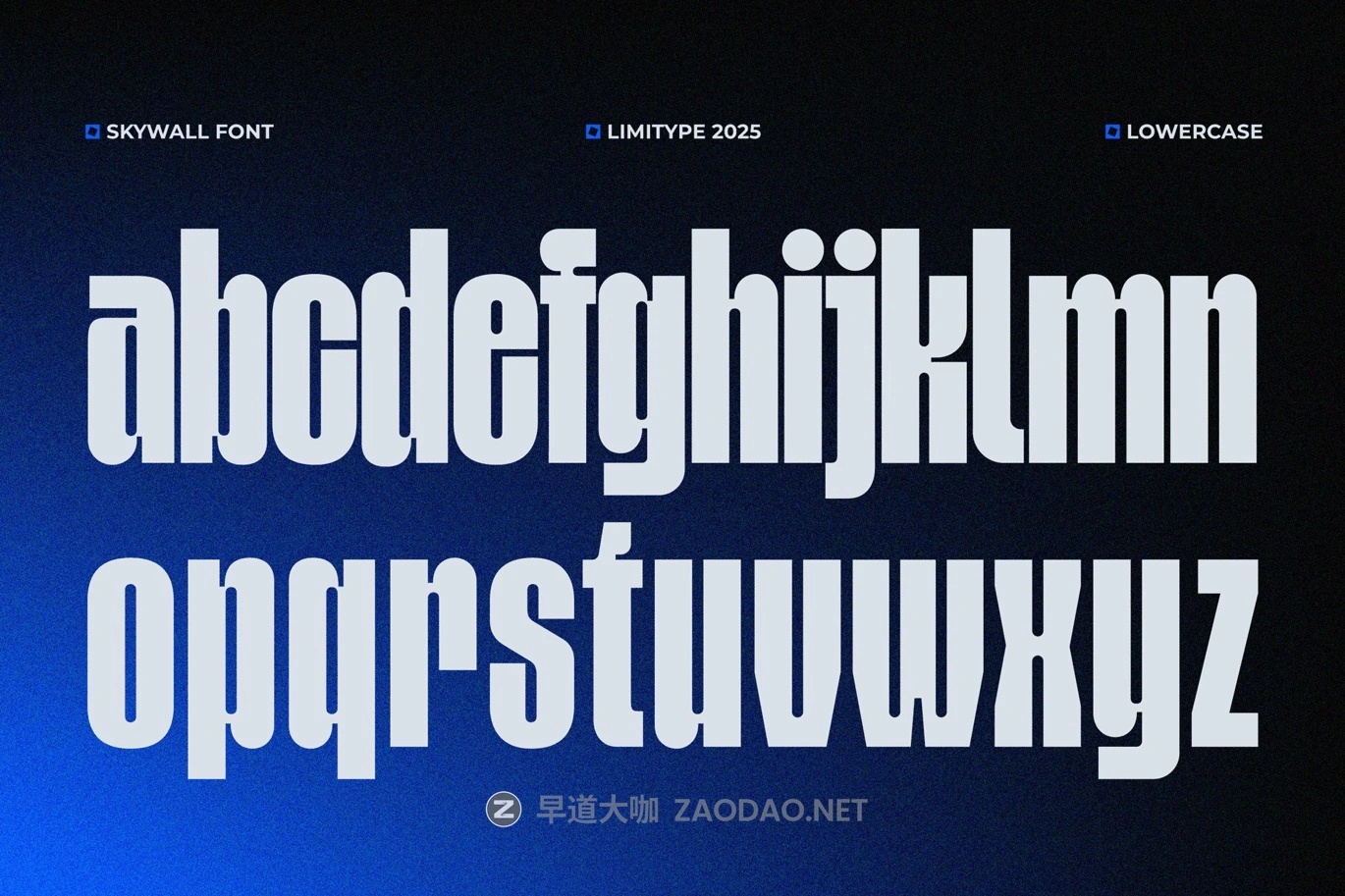 现代时尚科幻品牌杂志海报电子竞技设计无衬线英文字体 Skywall – Condensed Font插图10 现代时尚科幻品牌杂志海报电子竞技设计无衬线英文字体 Skywall – Condensed Font插图10