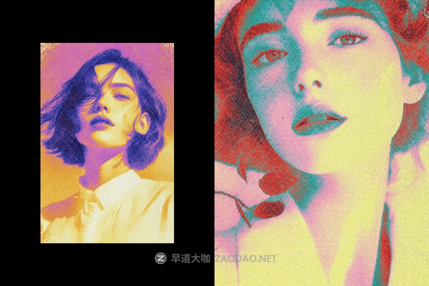 油漆蜡笔绘画艺术照片效果ps特效滤镜样机 Oil Pastel Photo Effect插图2 油漆蜡笔绘画艺术照片效果ps特效滤镜样机 Oil Pastel Photo Effect插图2