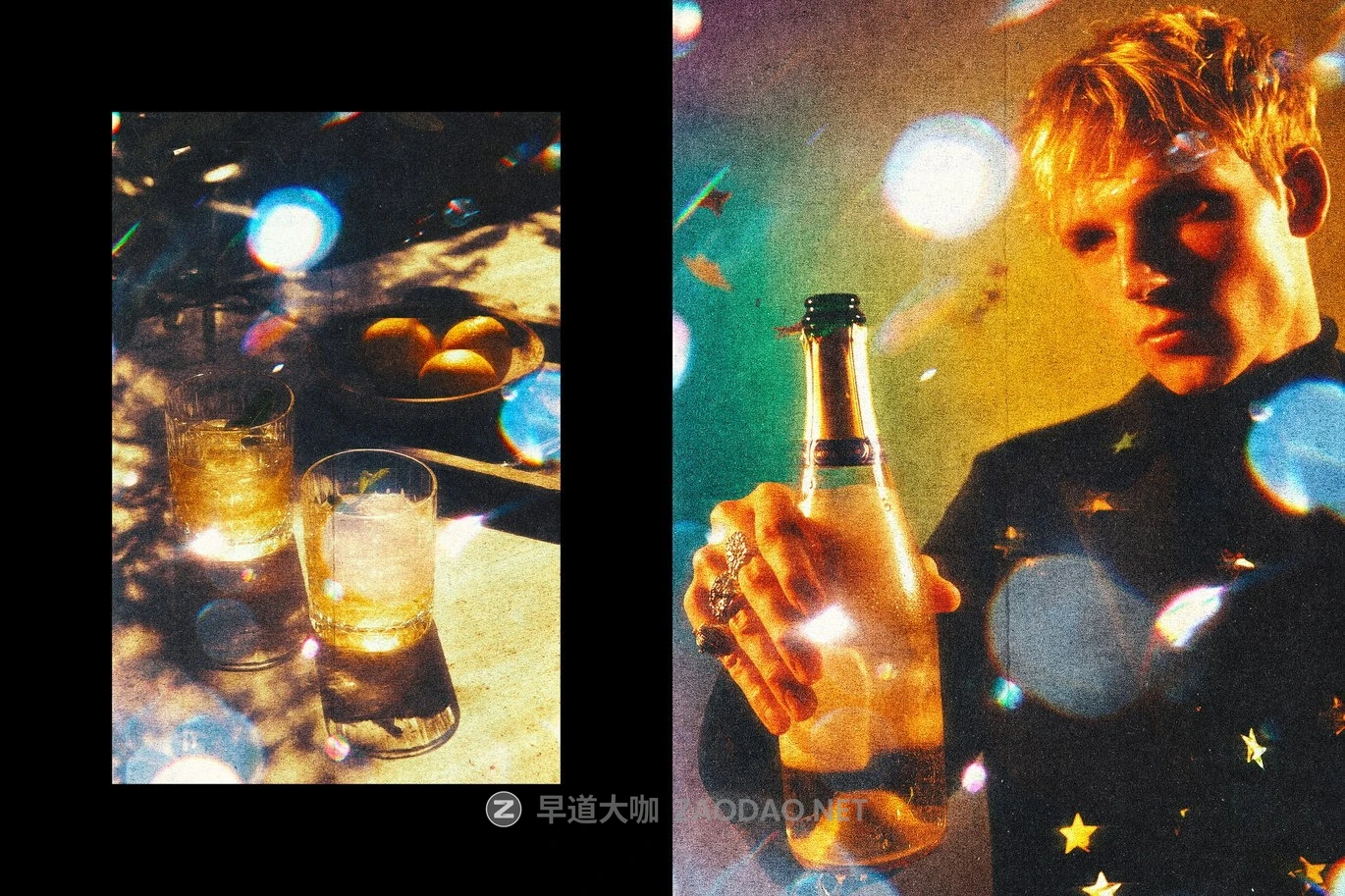 复古颗粒模糊漏光照片效果ps特效滤镜样机 Vintage Bokeh Leak Photo Effect插图3 复古颗粒模糊漏光照片效果ps特效滤镜样机 Vintage Bokeh Leak Photo Effect插图3