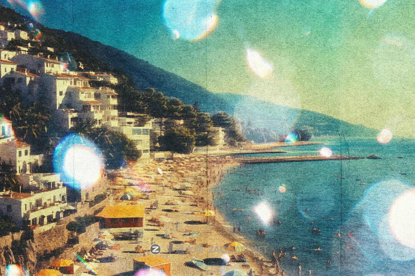 复古颗粒模糊漏光照片效果ps特效滤镜样机 Vintage Bokeh Leak Photo Effect插图4 复古颗粒模糊漏光照片效果ps特效滤镜样机 Vintage Bokeh Leak Photo Effect插图4