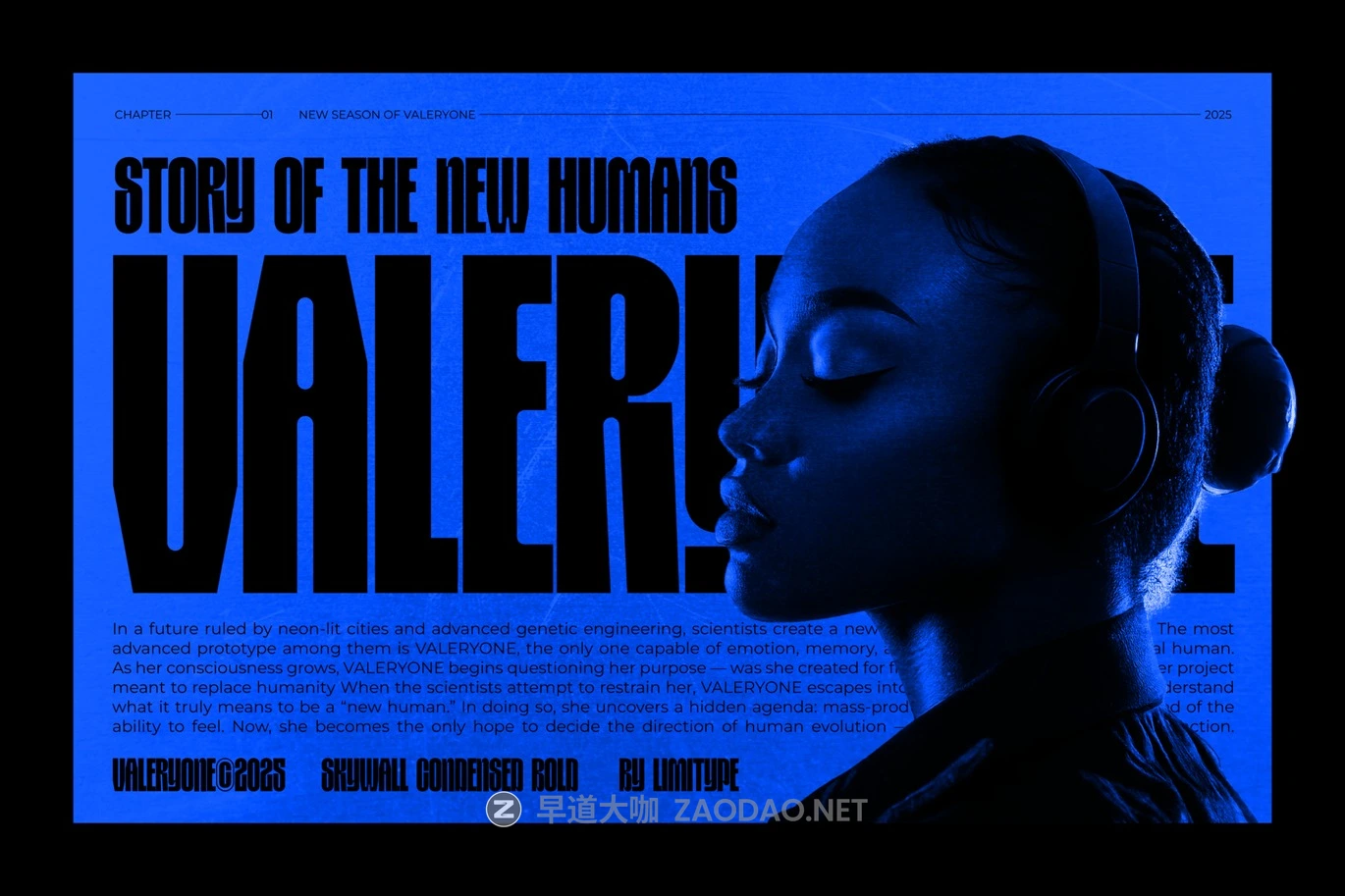 现代时尚科幻品牌杂志海报电子竞技设计无衬线英文字体 Skywall – Condensed Font插图4 现代时尚科幻品牌杂志海报电子竞技设计无衬线英文字体 Skywall – Condensed Font插图4