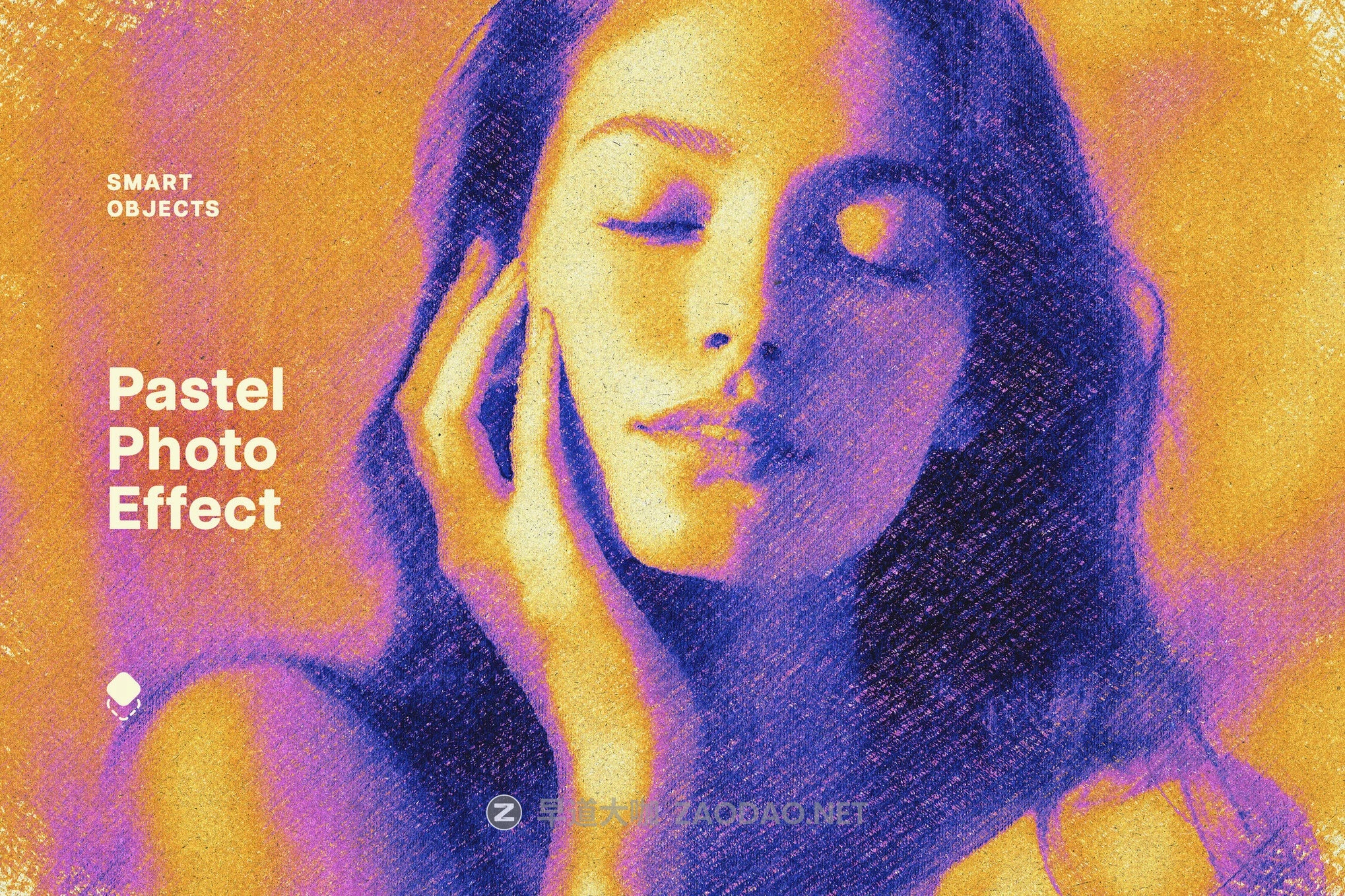 油漆蜡笔绘画艺术照片效果ps特效滤镜样机 Oil Pastel Photo Effect插图 油漆蜡笔绘画艺术照片效果ps特效滤镜样机 Oil Pastel Photo Effect插图