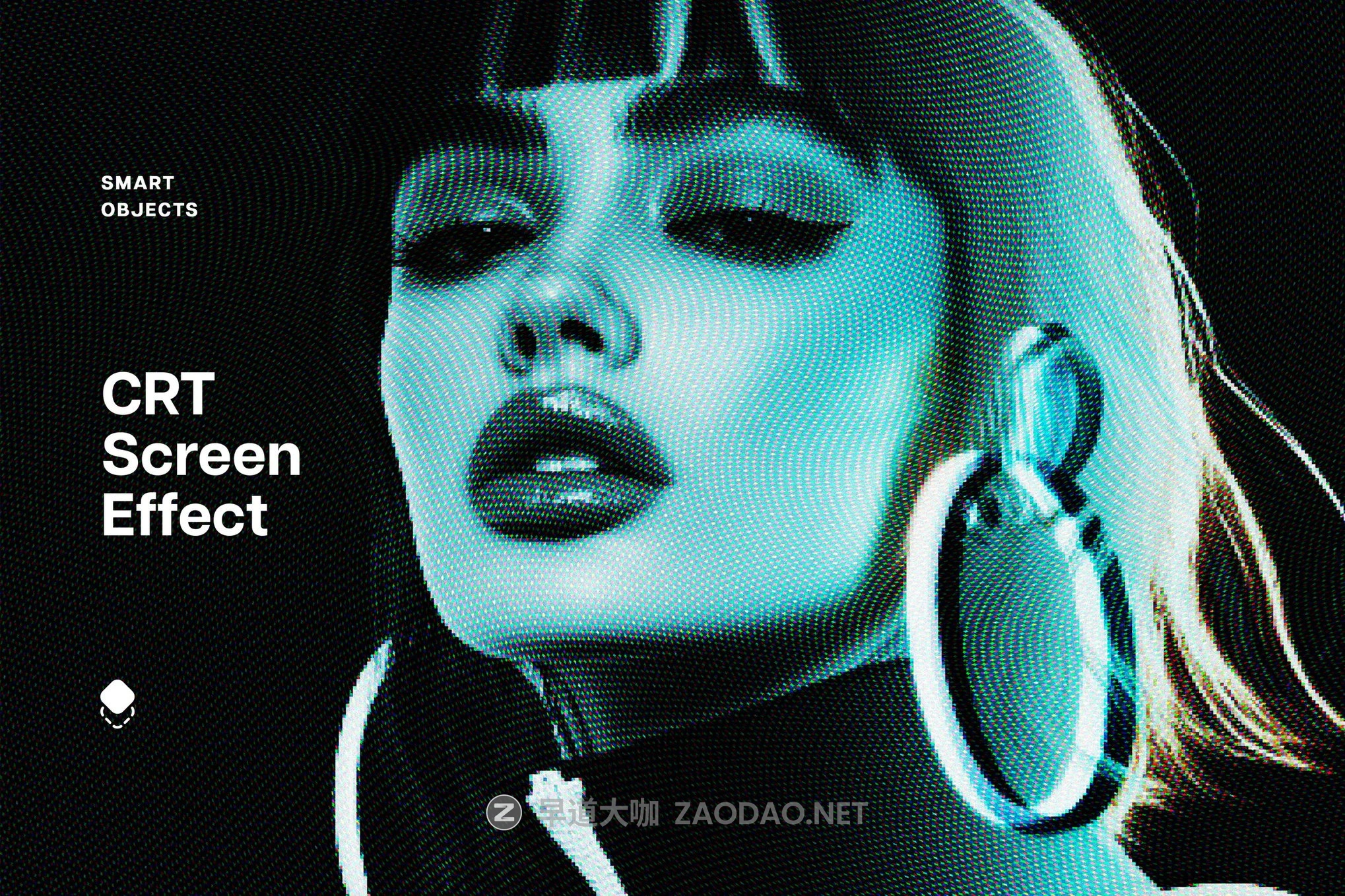 复古矩阵像素化CRT屏幕故障照片效果ps特效滤镜样机 CRT Screen Photo Effect插图 复古矩阵像素化CRT屏幕故障照片效果ps特效滤镜样机 CRT Screen Photo Effect插图