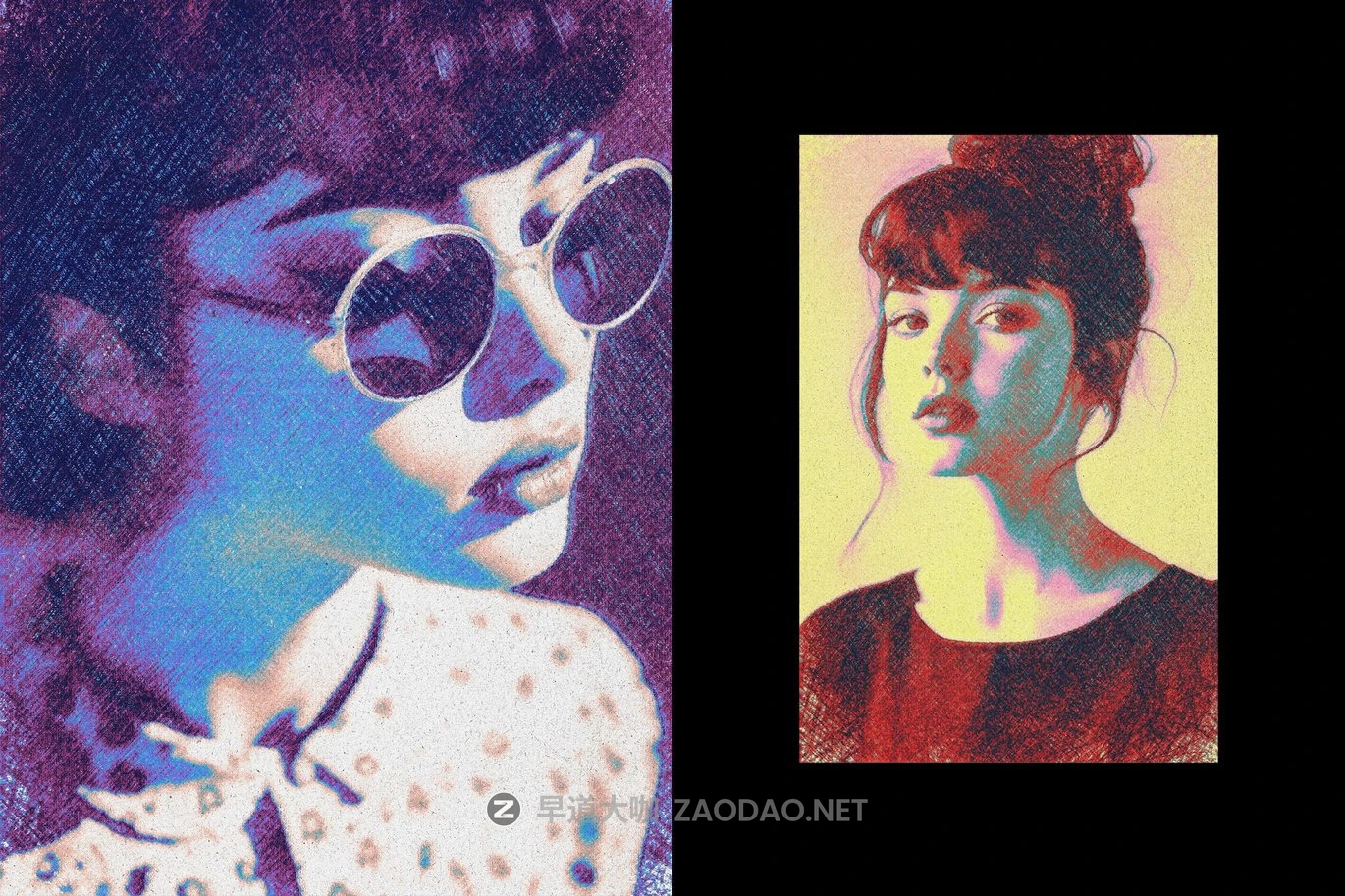 油漆蜡笔绘画艺术照片效果ps特效滤镜样机 Oil Pastel Photo Effect插图5 油漆蜡笔绘画艺术照片效果ps特效滤镜样机 Oil Pastel Photo Effect插图5