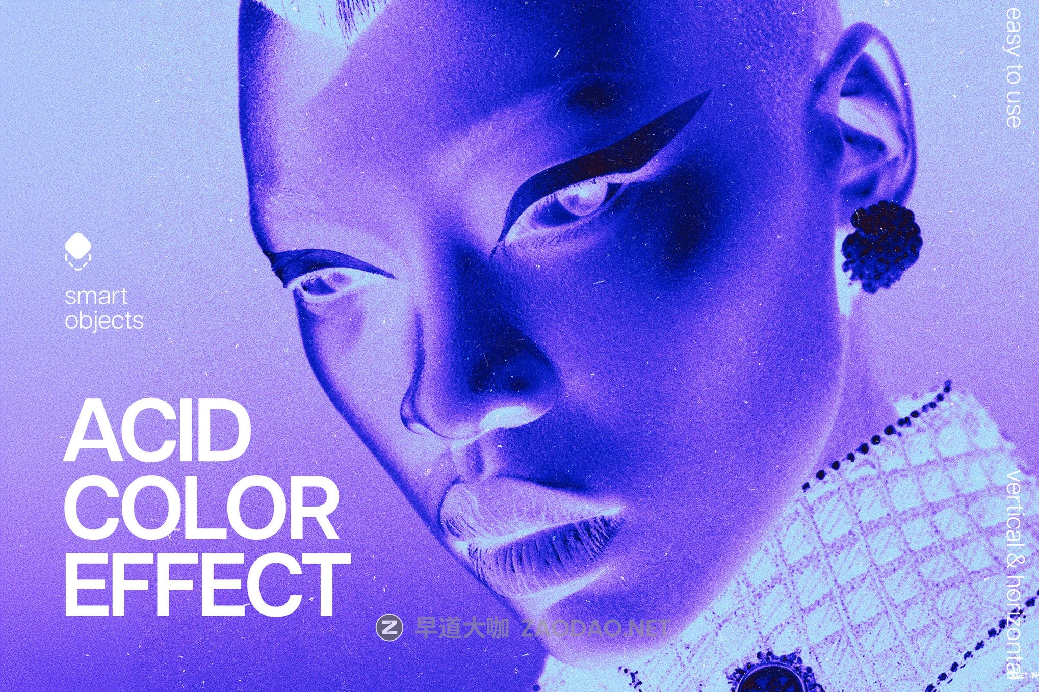 酸性粒状迷幻赛博朋克照片效果ps特效滤镜样机 Acid Color Photo Effect插图 酸性粒状迷幻赛博朋克照片效果ps特效滤镜样机 Acid Color Photo Effect插图