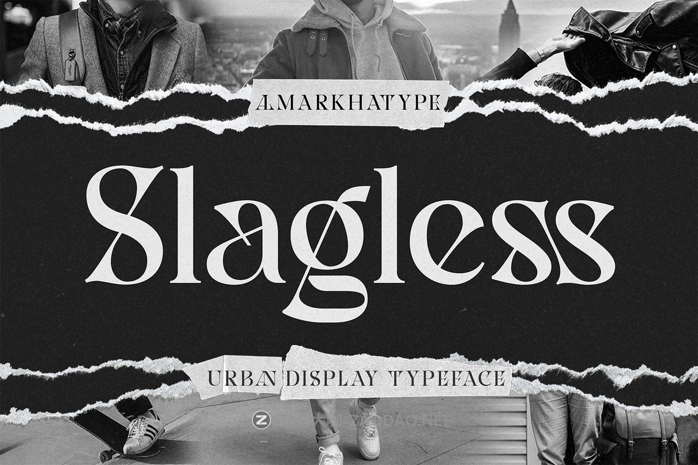 时尚优雅复古美学品牌海报包装徽标设计衬线英文字体安装包 Slagless – Urban Display Serif插图1 时尚优雅复古美学品牌海报包装徽标设计衬线英文字体安装包 Slagless – Urban Display Serif插图1