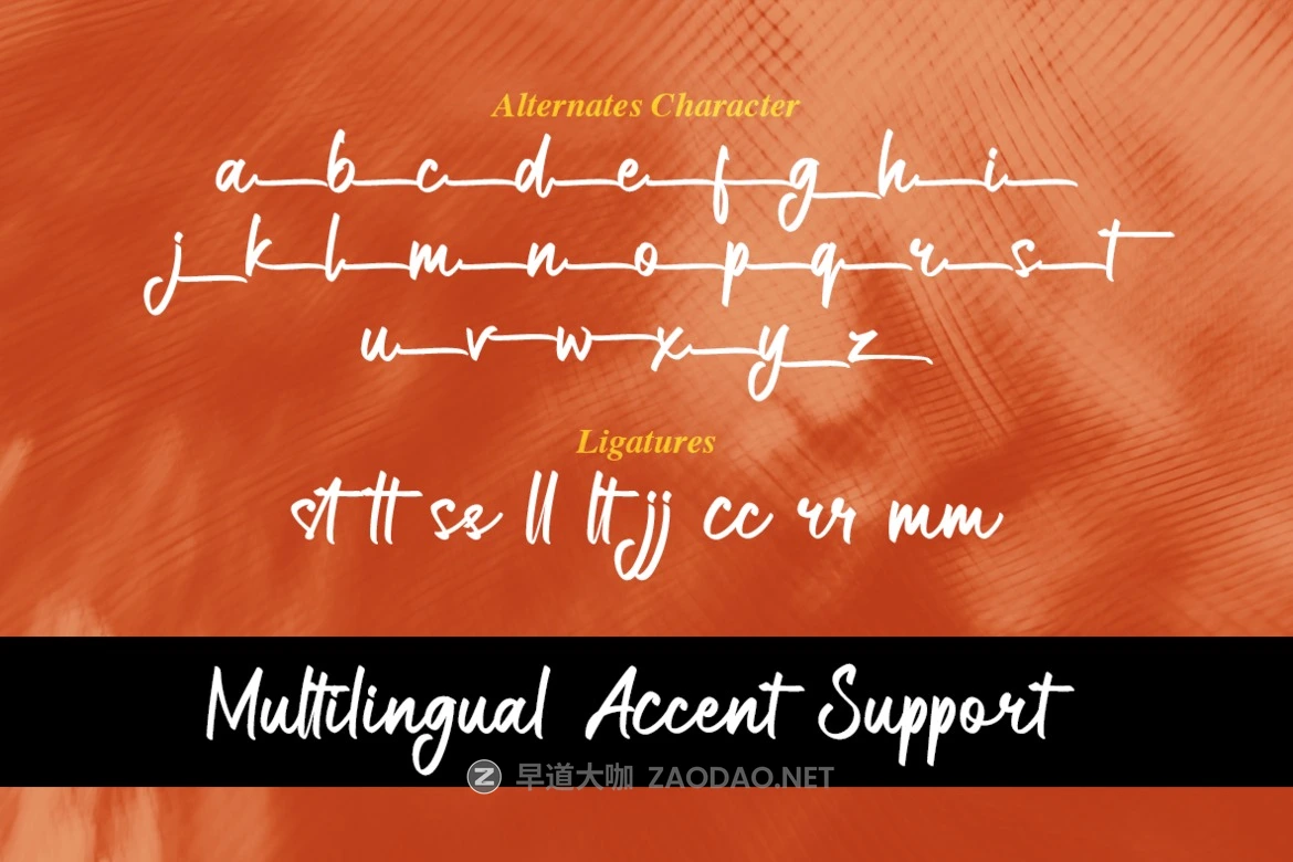 现代时尚品牌海报包装广告设计手写英文字体安装包 Luxembergh – Handwritten Brush Script Font插图1 现代时尚品牌海报包装广告设计手写英文字体安装包 Luxembergh – Handwritten Brush Script Font插图1