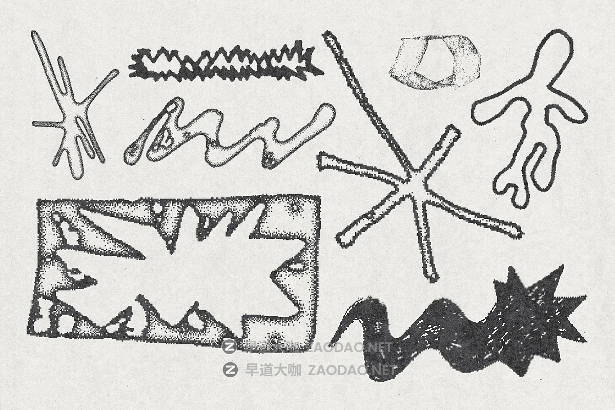 120款潮流手绘涂鸦街头艺术复古酸性抽象纹身符号插画ai矢量素材 120 Acidrawl Graphic Pack by Ivan Kamzyst插图4 120款潮流手绘涂鸦街头艺术复古酸性抽象纹身符号插画ai矢量素材 120 Acidrawl Graphic Pack by Ivan Kamzyst插图4