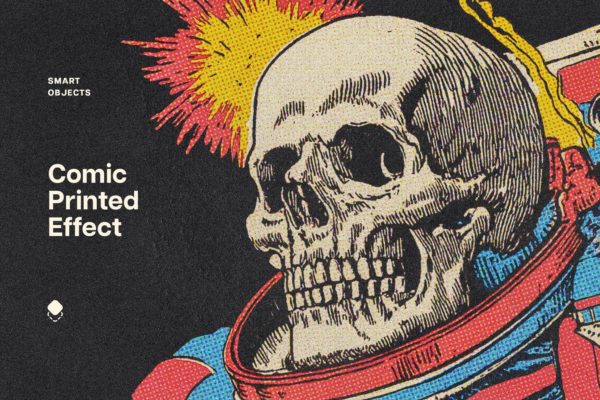 复古做旧半调漫画照片效果ps特效滤镜样机 Retro Comic Print Effect特色图 复古做旧半调漫画照片效果ps特效滤镜样机 Retro Comic Print Effect