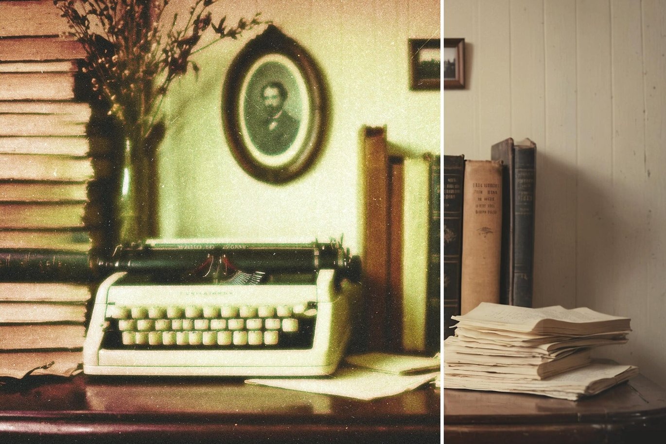 时尚复古模糊颗粒划痕照片效果ps特效滤镜样机 Oldie Photo Card Effect插图1 时尚复古模糊颗粒划痕照片效果ps特效滤镜样机 Oldie Photo Card Effect插图1