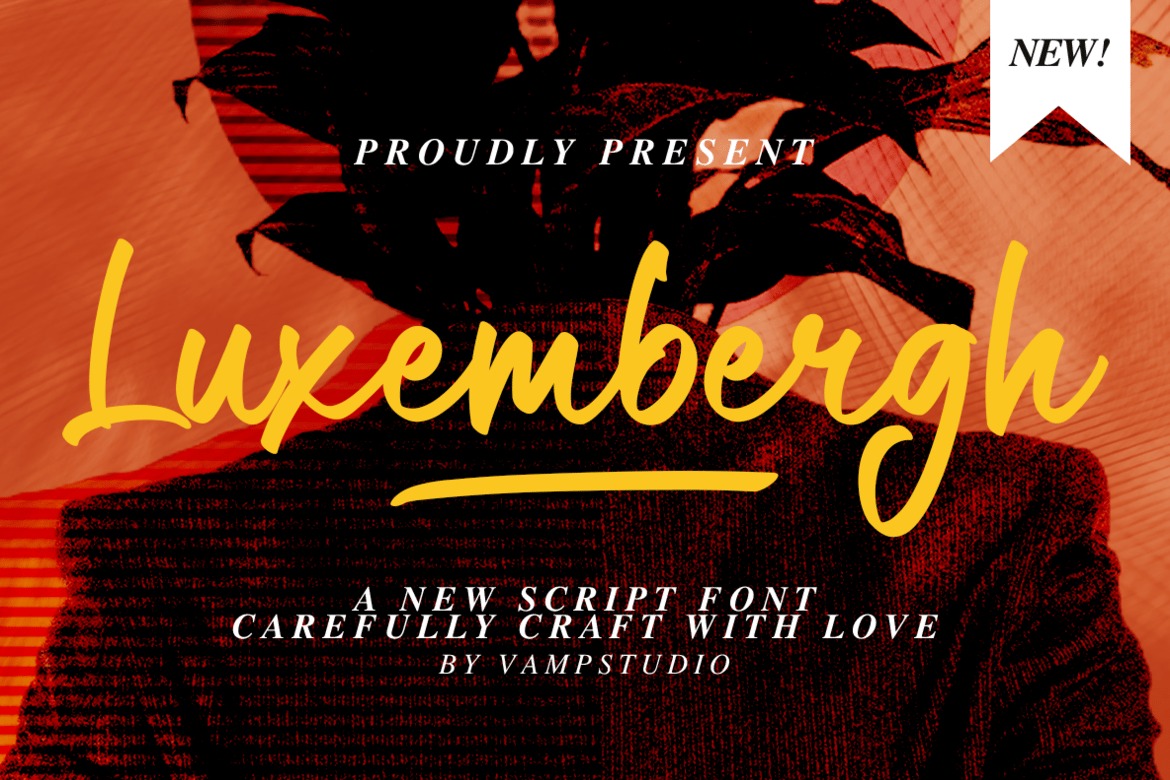 现代时尚品牌海报包装广告设计手写英文字体安装包 Luxembergh – Handwritten Brush Script Font特色图 现代时尚品牌海报包装广告设计手写英文字体安装包 Luxembergh – Handwritten Brush Script Font
