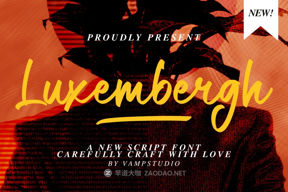 现代时尚品牌海报包装广告设计手写英文字体安装包 Luxembergh – Handwritten Brush Script Font插图 现代时尚品牌海报包装广告设计手写英文字体安装包 Luxembergh – Handwritten Brush Script Font插图