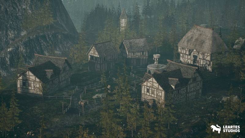 UE模型 梦幻神秘中世纪村庄农村游戏场景3D资产素材 Fantasy Mystic Village Environment – Unreal Engine特色图 UE模型 梦幻神秘中世纪村庄农村游戏场景3D资产素材 Fantasy Mystic Village Environment – Unreal Engine