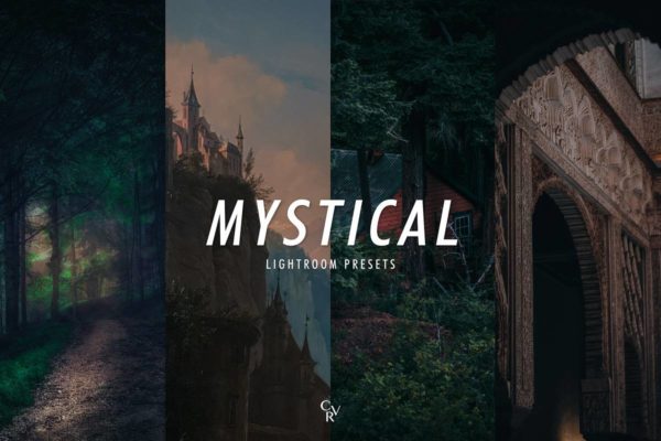 15组神秘氛围暗沉旅拍风景调色Lightroom预设 支持手机LR CVR Presets – 15 Mystical Lightroom Presets