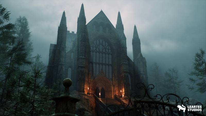 UE素材 废弃中世纪哥特式教堂祭坛墓穴3D模型资产素材 Forgotten Echoes – Unreal Engine特色图 UE素材 废弃中世纪哥特式教堂祭坛墓穴3D模型资产素材 Forgotten Echoes – Unreal Engine