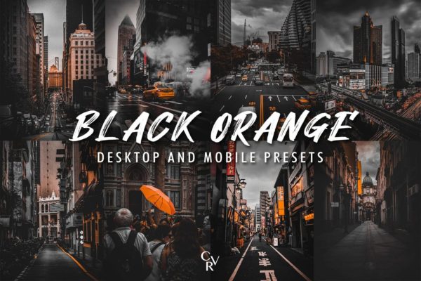 10组黑暗橙色色调旅拍扫街照片调色Lightroom预设 支持手机LR Filtergrade – Black Orange Lightroom Presets特色图 10组黑暗橙色色调旅拍扫街照片调色Lightroom预设 支持手机LR Filtergrade – Black Orange Lightroom Presets