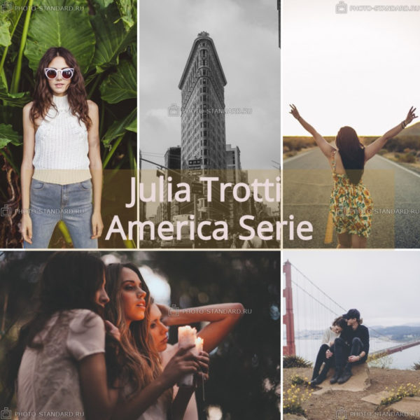 美国风情怀旧电影级旅拍人像摄影照片调色Lightroom预设 Julia Trotti – The America Series Presets
