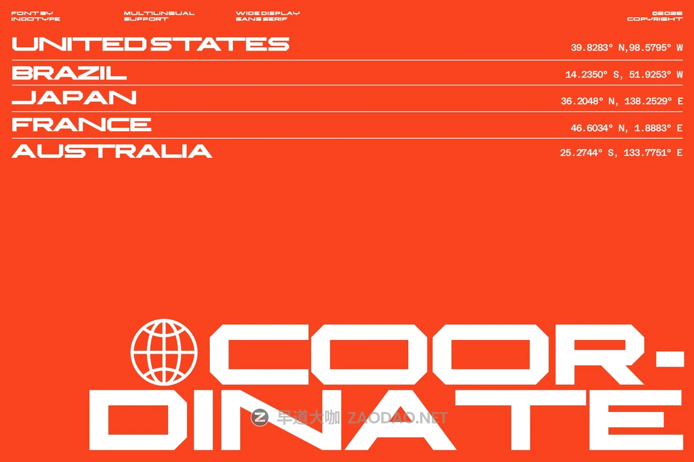 现代几何状品牌海报包装标志设计无衬线英文字体安装包 Blocron – Wide Display Sans Serif插图1 现代几何状品牌海报包装标志设计无衬线英文字体安装包 Blocron – Wide Display Sans Serif插图1