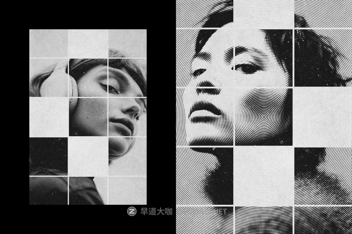 复古半调马赛克照片效果ps特效滤镜样机 Circle Motion Photo Effect插图4 复古半调马赛克照片效果ps特效滤镜样机 Circle Motion Photo Effect插图4