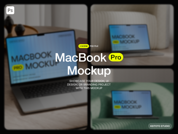 3款室内场景网站ui作品集设计苹果MacBook电脑贴图psd样机模板 MacBook Pro Mockup Realistic Interior Scenes特色图 3款室内场景网站ui作品集设计苹果MacBook电脑贴图psd样机模板 MacBook Pro Mockup Realistic Interior Scenes