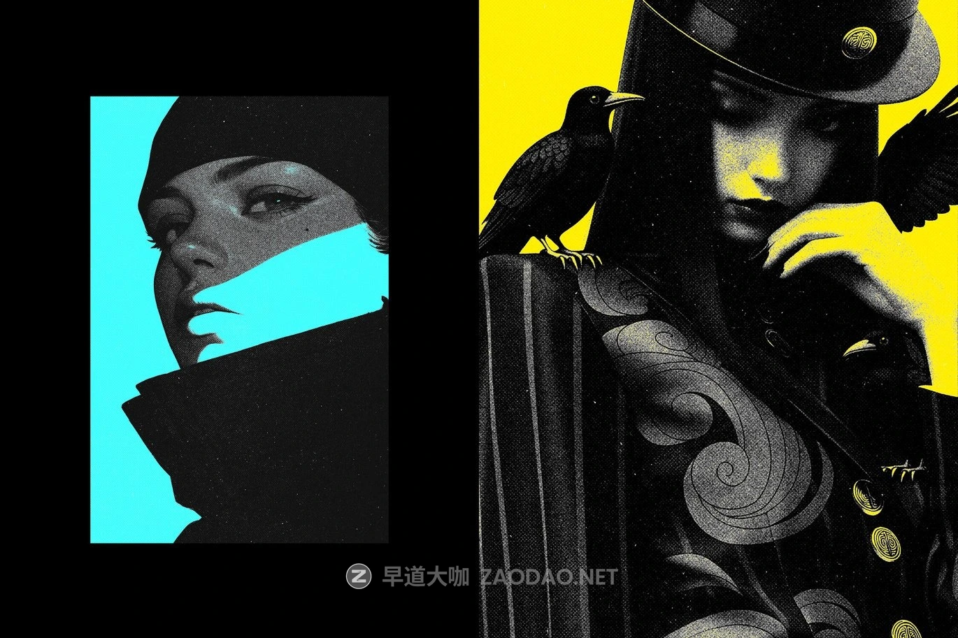 复古双调颗粒打印照片效果ps特效滤镜样机 Grain Print Effect插图1 复古双调颗粒打印照片效果ps特效滤镜样机 Grain Print Effect插图1