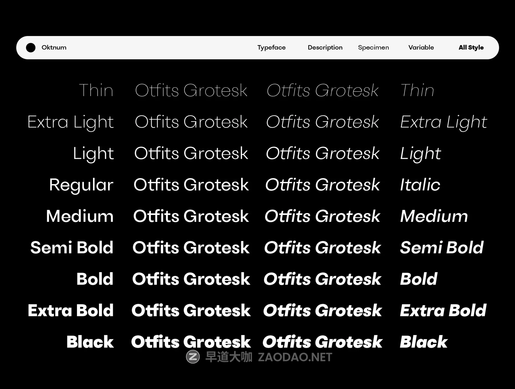 现代美学品牌数字界面包装徽标设计无衬线英文字体安装包 Otfits Grotesk Display Typeface插图15 现代美学品牌数字界面包装徽标设计无衬线英文字体安装包 Otfits Grotesk Display Typeface插图15