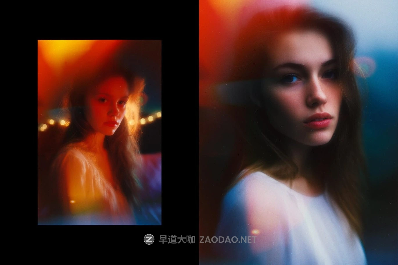 梦幻模糊漏光燥点电影照片效果ps特效滤镜样机 Cinematic Light Leak Photo Effect插图2 梦幻模糊漏光燥点电影照片效果ps特效滤镜样机 Cinematic Light Leak Photo Effect插图2