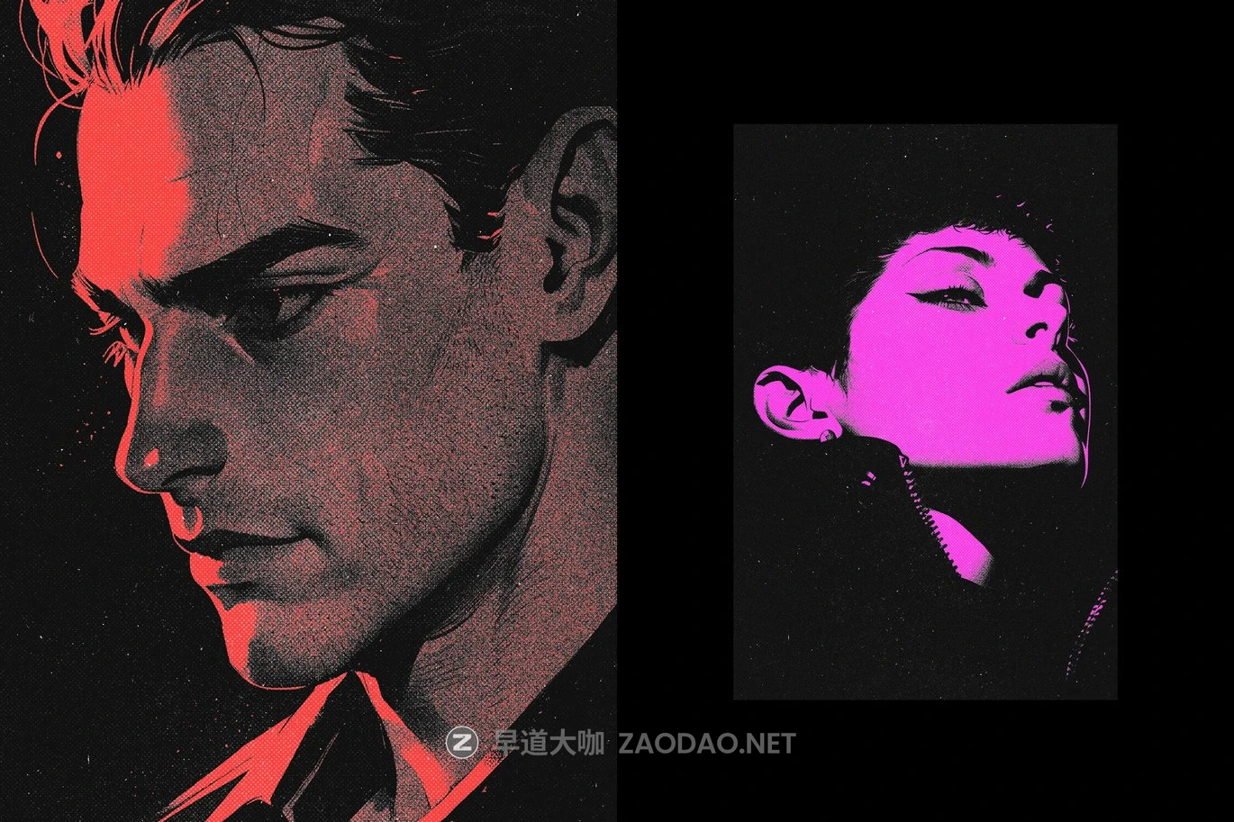 复古双调颗粒打印照片效果ps特效滤镜样机 Grain Print Effect插图2 复古双调颗粒打印照片效果ps特效滤镜样机 Grain Print Effect插图2