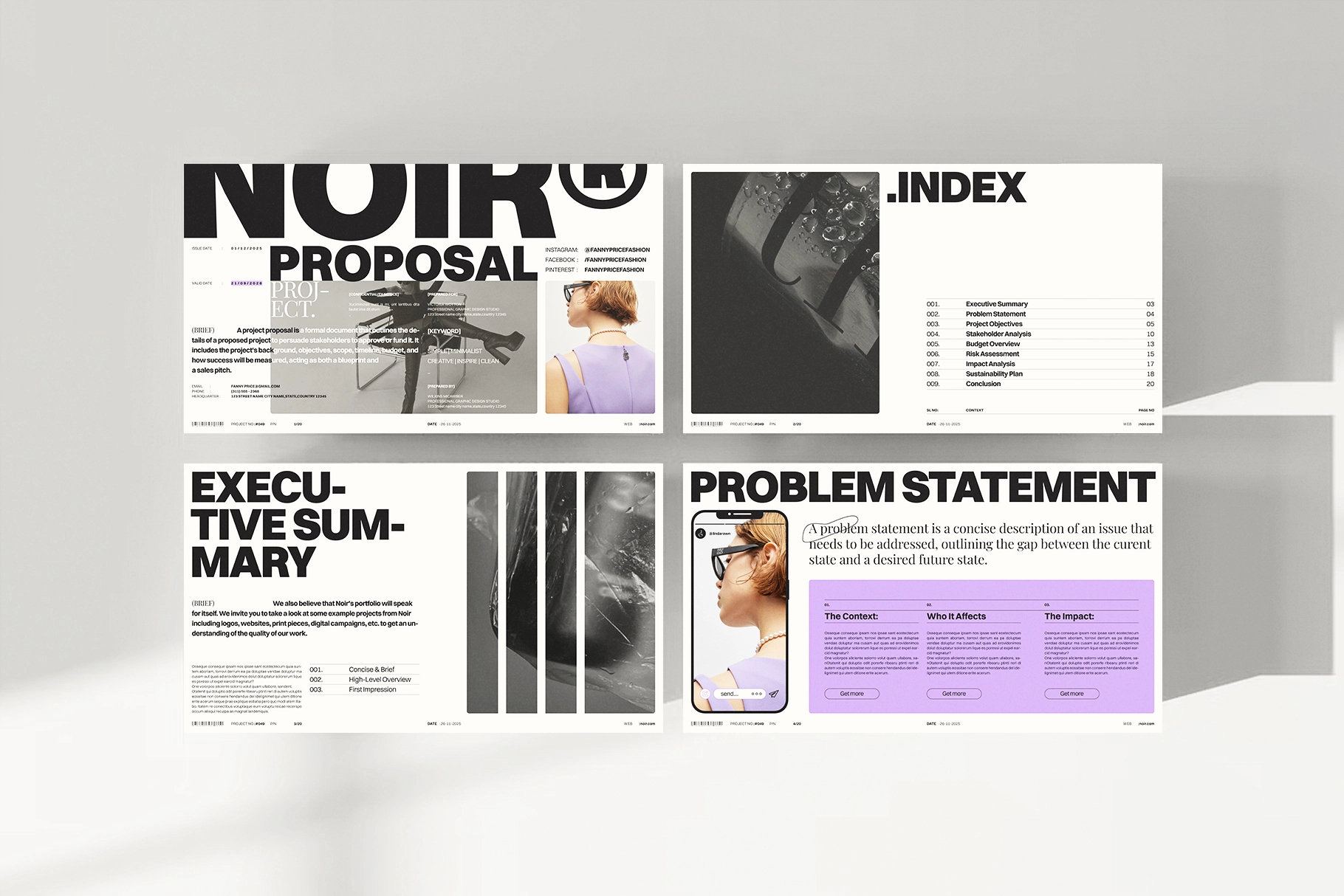 现代简约品牌营销策划提案简报设计ppt/keynote模版 Project Proposal Presentation Template插图8 现代简约品牌营销策划提案简报设计ppt/keynote模版 Project Proposal Presentation Template插图8