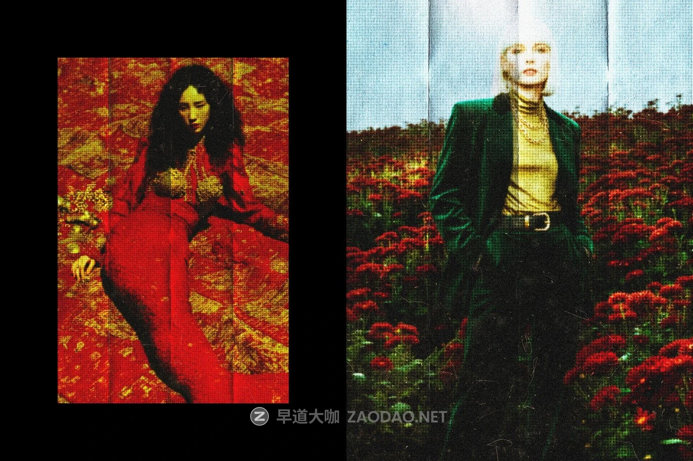 复古做旧半调颗粒折痕照片效果ps特效滤镜样机 Halftone Folded Photo Card Effect插图3 复古做旧半调颗粒折痕照片效果ps特效滤镜样机 Halftone Folded Photo Card Effect插图3