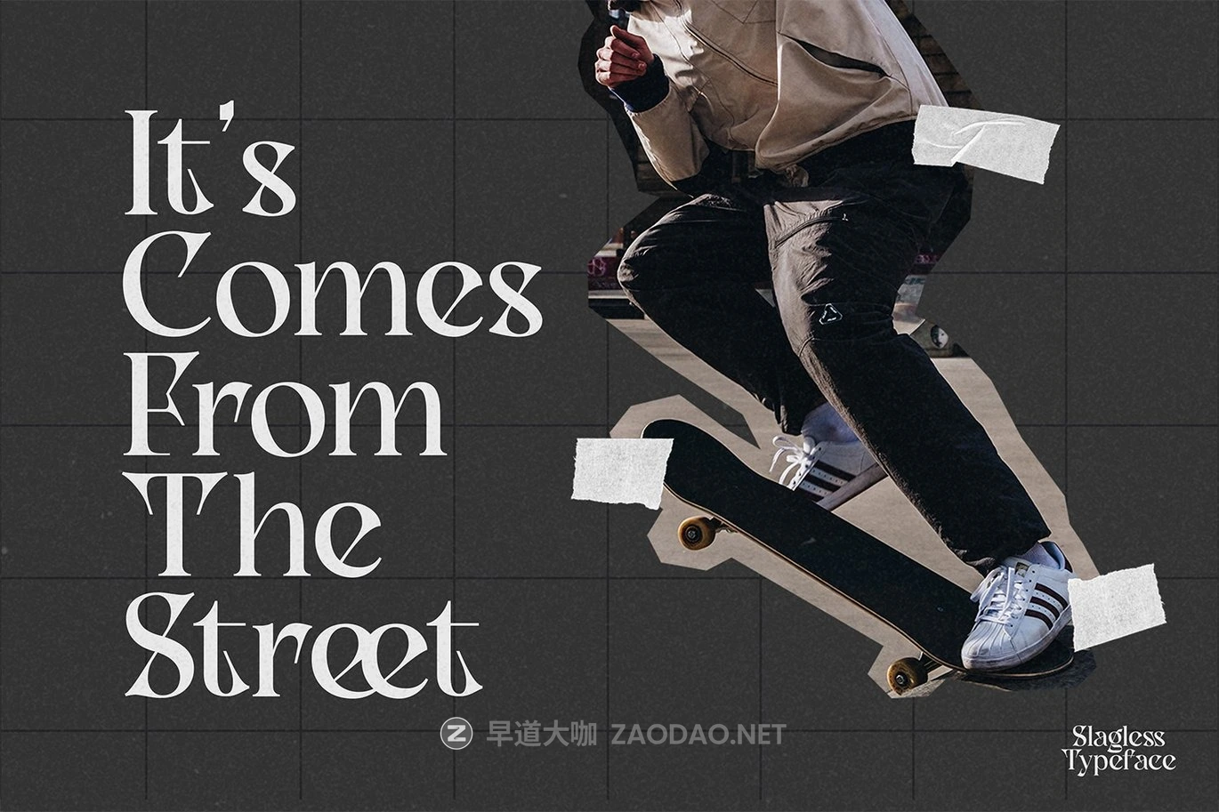 时尚优雅复古美学品牌海报包装徽标设计衬线英文字体安装包 Slagless – Urban Display Serif插图4 时尚优雅复古美学品牌海报包装徽标设计衬线英文字体安装包 Slagless – Urban Display Serif插图4