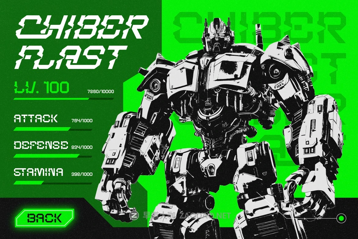 未来科幻机甲先锋赛博朋克电子竞技品牌海报标题设计装饰英文字体安装包 Blashore插图3 未来科幻机甲先锋赛博朋克电子竞技品牌海报标题设计装饰英文字体安装包 Blashore插图3