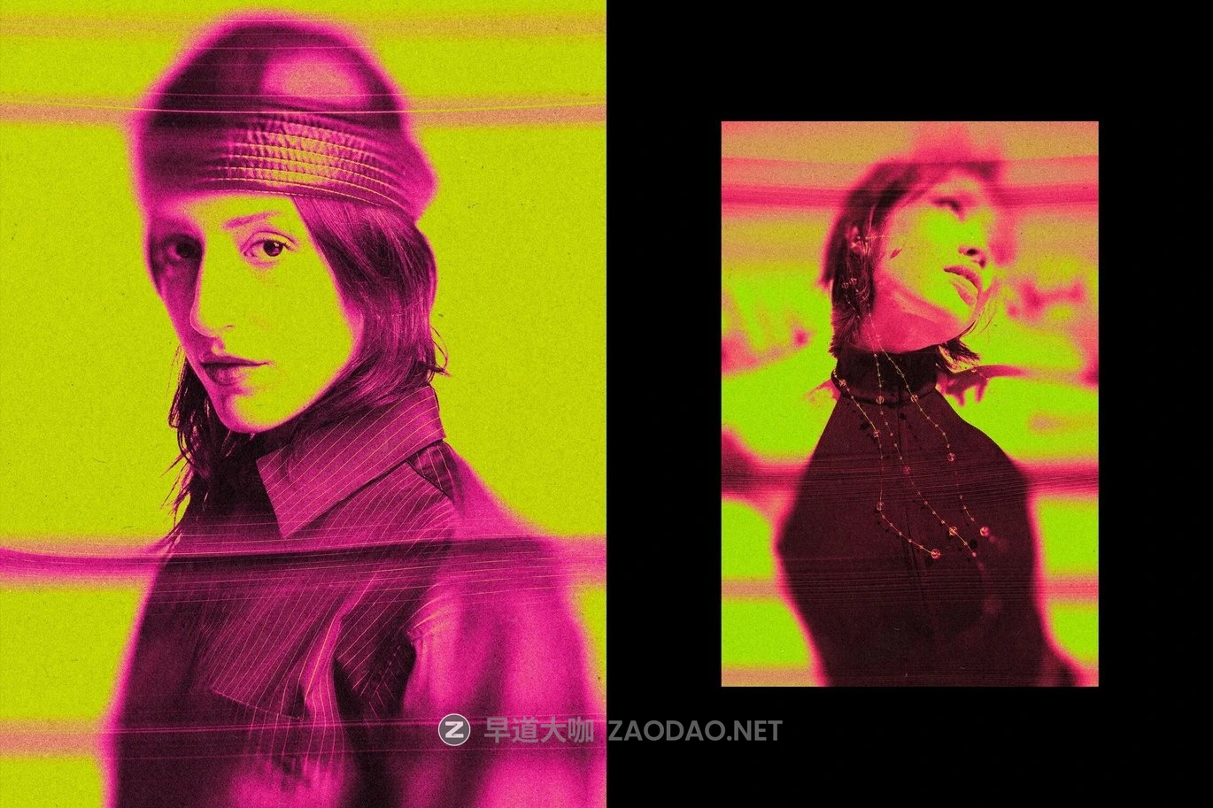 酸性模糊颗粒照片效果ps特效滤镜样机 Acid Blur Photo Effect插图4 酸性模糊颗粒照片效果ps特效滤镜样机 Acid Blur Photo Effect插图4