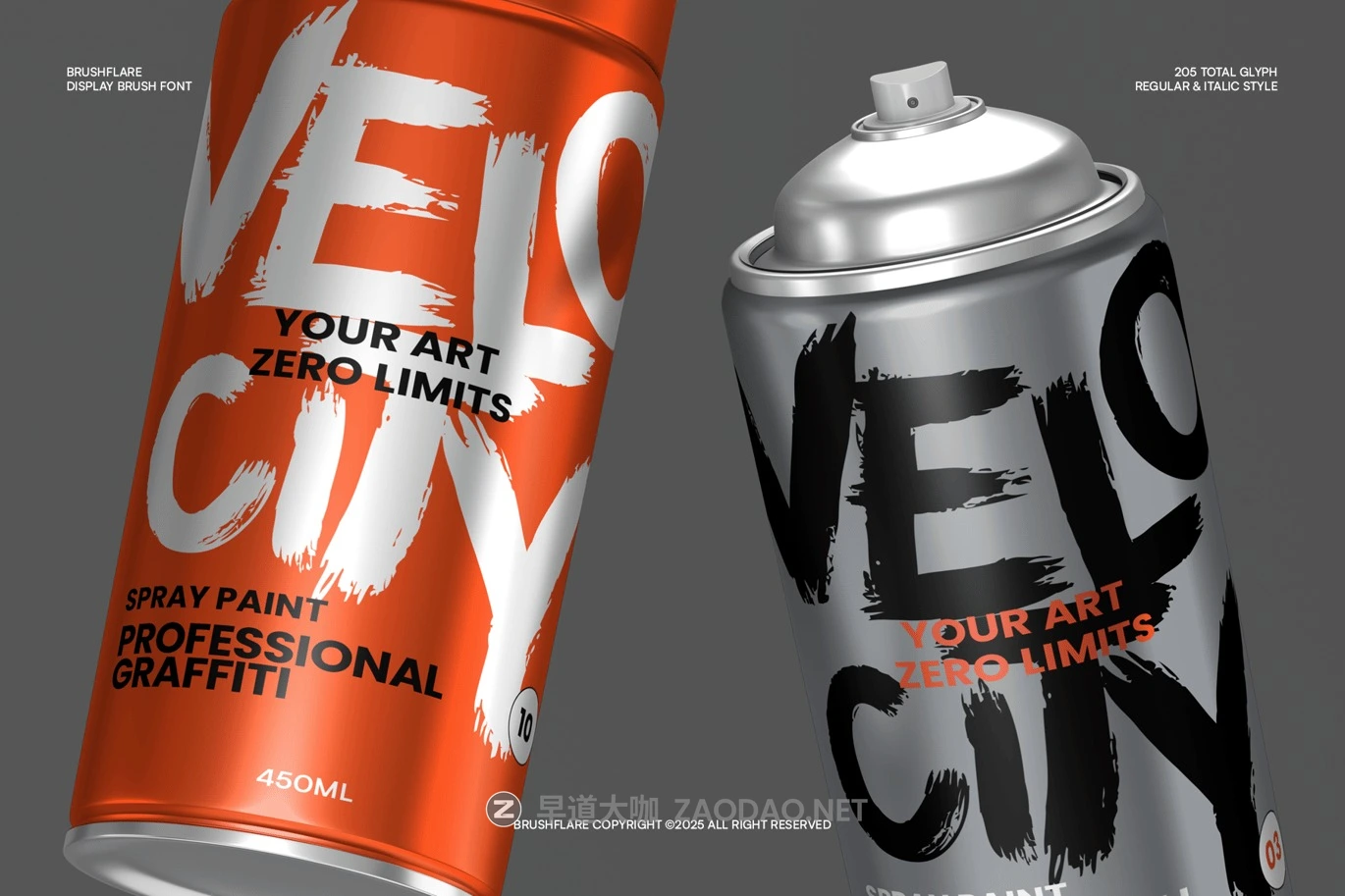 复古涂鸦音乐海报包装徽标设计手写英文字体安装包 Brushflare – Brush Display Font插图4 复古涂鸦音乐海报包装徽标设计手写英文字体安装包 Brushflare – Brush Display Font插图4