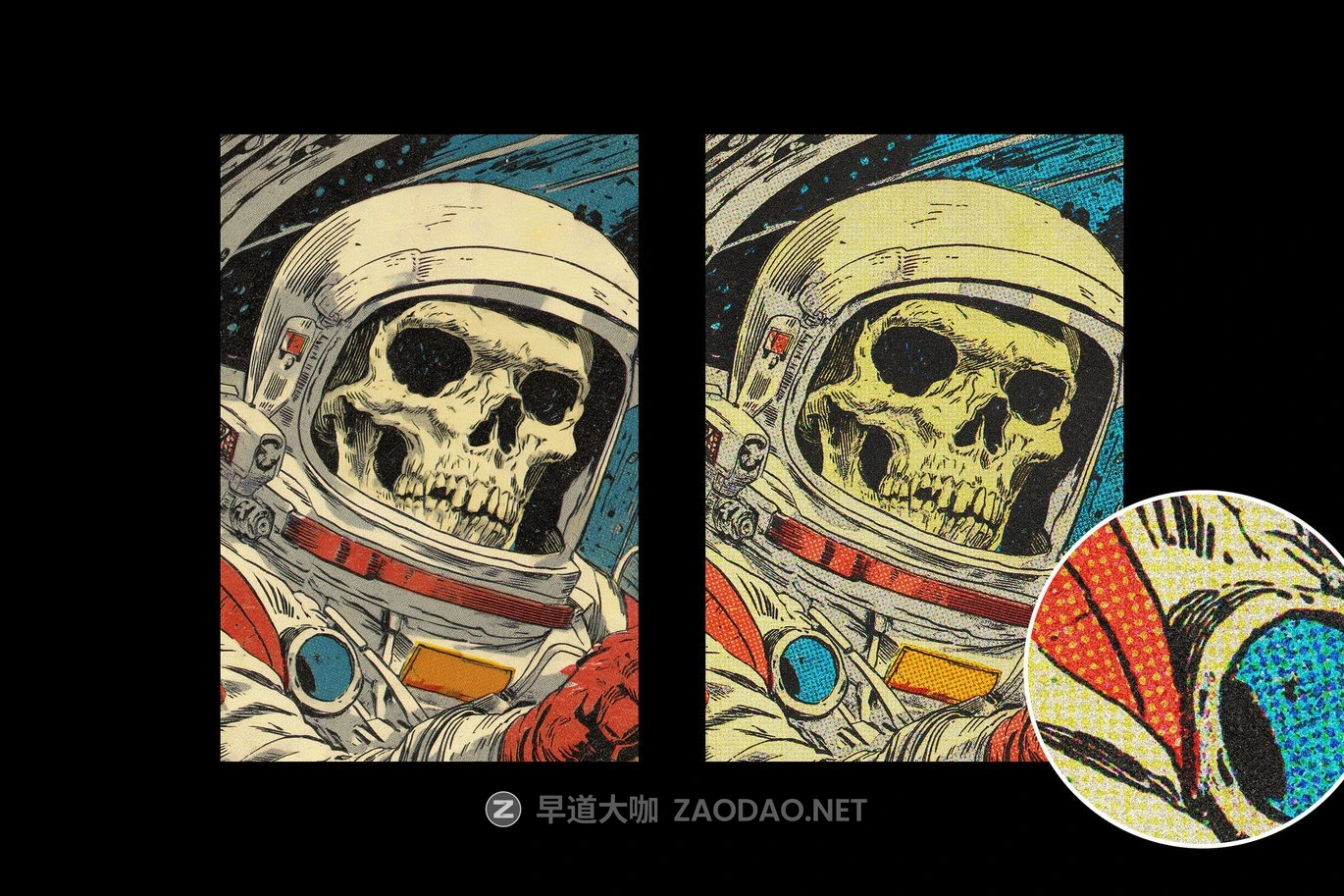 复古做旧半调漫画照片效果ps特效滤镜样机 Retro Comic Print Effect插图2 复古做旧半调漫画照片效果ps特效滤镜样机 Retro Comic Print Effect插图2