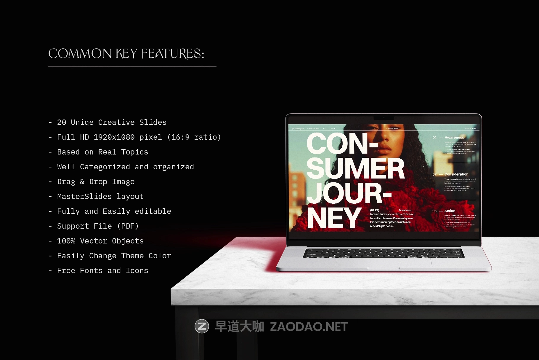 时尚创意品牌营销策划演示文稿设计ppt/keynote模版 Creative Brief Campaign Presentation Template插图1 时尚创意品牌营销策划演示文稿设计ppt/keynote模版 Creative Brief Campaign Presentation Template插图1