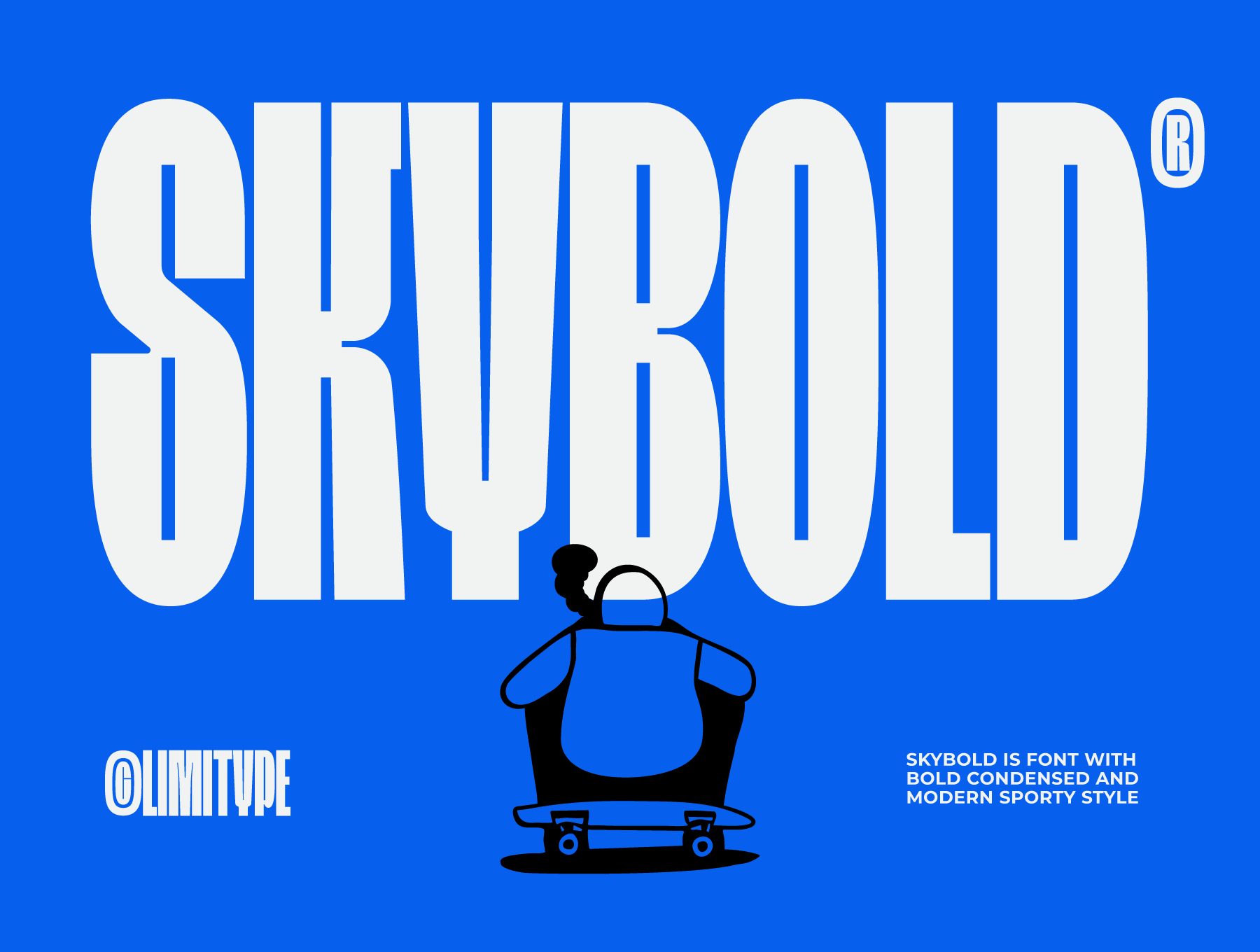 现代时尚杂志海报标题设计粗体无衬线英文字体安装包 Skybold特色图 现代时尚杂志海报标题设计粗体无衬线英文字体安装包 Skybold