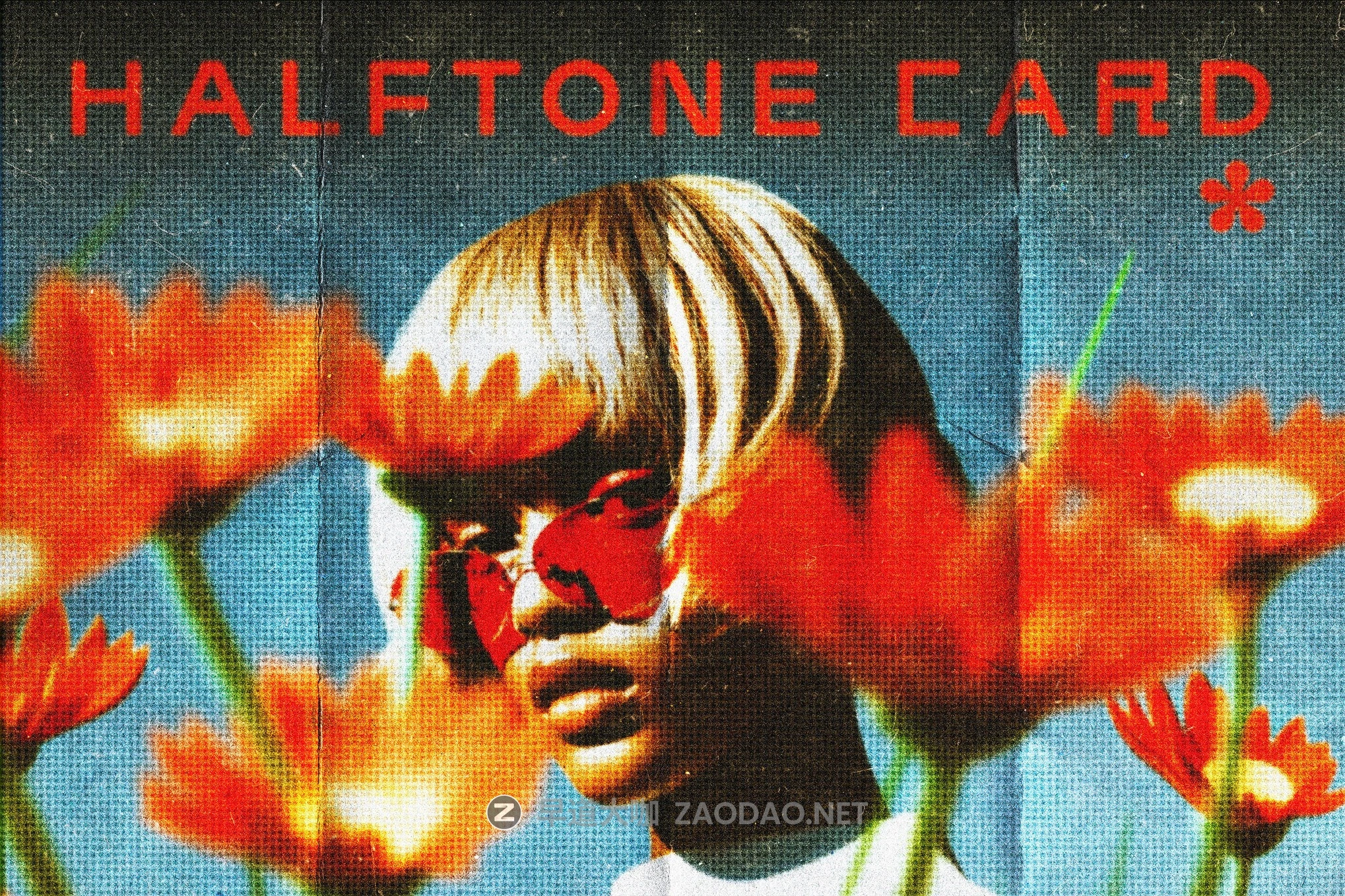 复古做旧半调颗粒折痕照片效果ps特效滤镜样机 Halftone Folded Photo Card Effect插图 复古做旧半调颗粒折痕照片效果ps特效滤镜样机 Halftone Folded Photo Card Effect插图