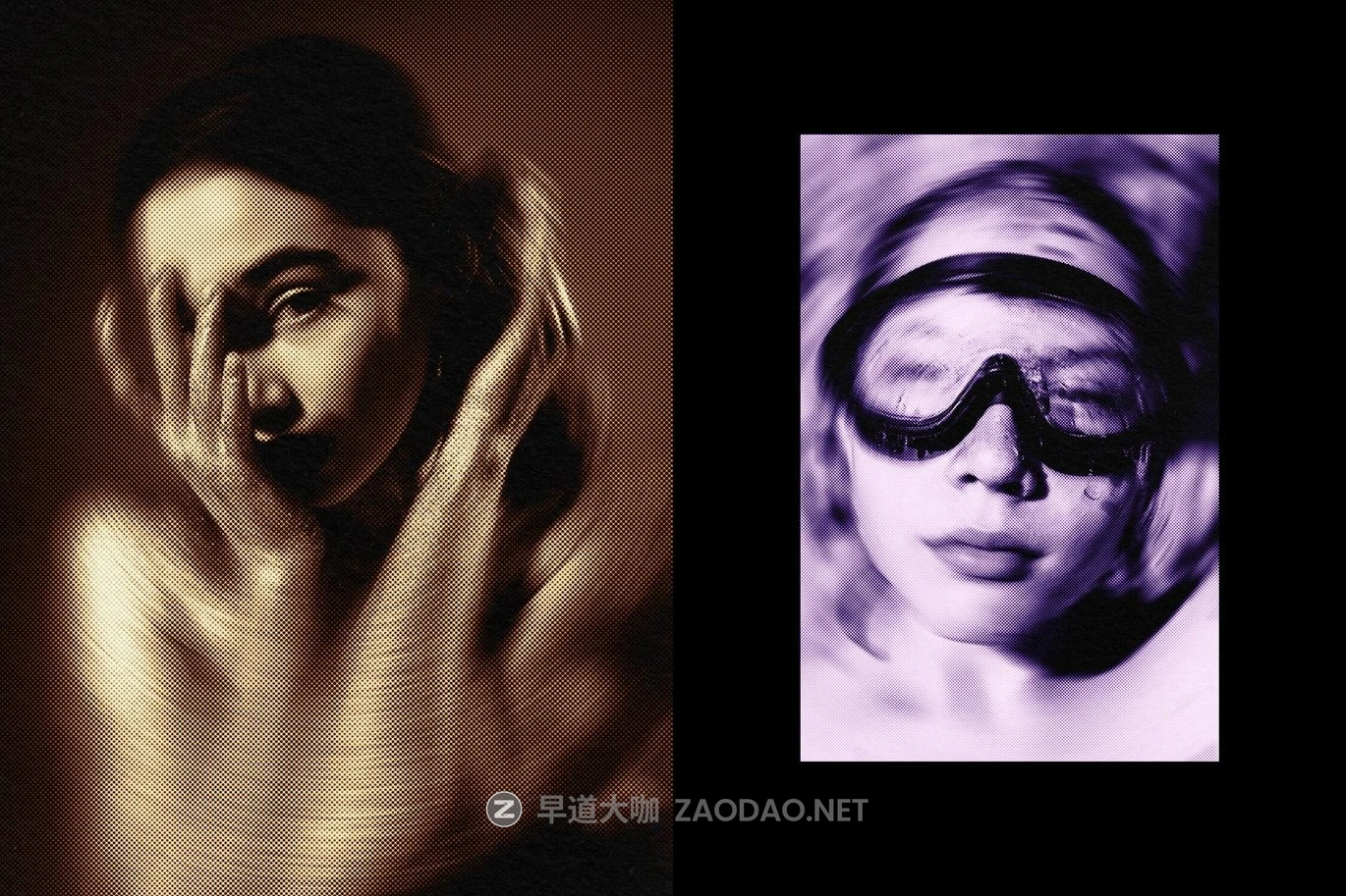 复古半调模糊照片效果ps特效滤镜样机 Spinning Halftone Photo Effect插图6 复古半调模糊照片效果ps特效滤镜样机 Spinning Halftone Photo Effect插图6