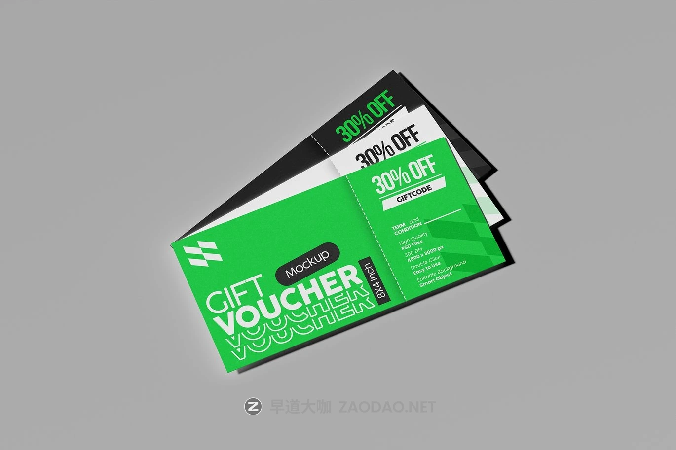 4款高品质8×4英寸礼品券优惠券电影票票券设计展示效果图psd样机mockup模型 8×4 Inch Gift Voucher Branding Mockup插图4 4款高品质8×4英寸礼品券优惠券电影票票券设计展示效果图psd样机mockup模型 8×4 Inch Gift Voucher Branding Mockup插图4
