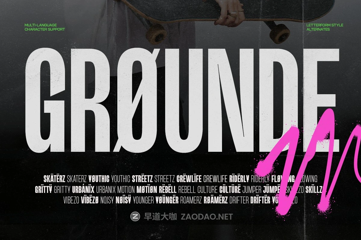 现代时尚杂志海报徽标设计无衬线英文字体安装包 Midgod Modern Condensed Ink Trap Display插图7 现代时尚杂志海报徽标设计无衬线英文字体安装包 Midgod Modern Condensed Ink Trap Display插图7