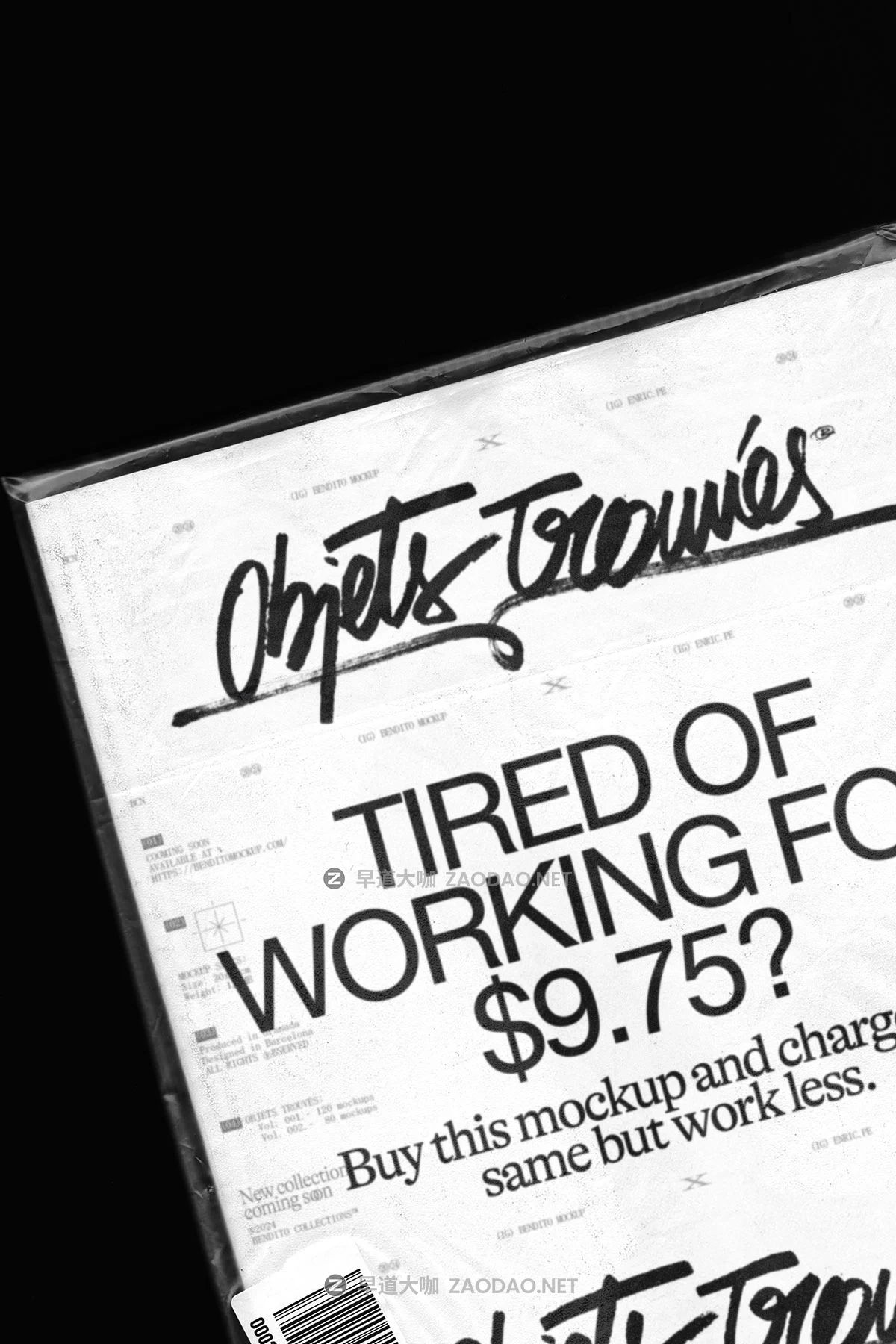 7款国外小众服装吊牌海报笔记本杂志信纸邮件黑胶片包装品牌Vi设计展示PSD样机模板 Bendito Mockup – Objets Trouvés v1 P5插图6 7款国外小众服装吊牌海报笔记本杂志信纸邮件黑胶片包装品牌Vi设计展示PSD样机模板 Bendito Mockup – Objets Trouvés v1 P5插图6