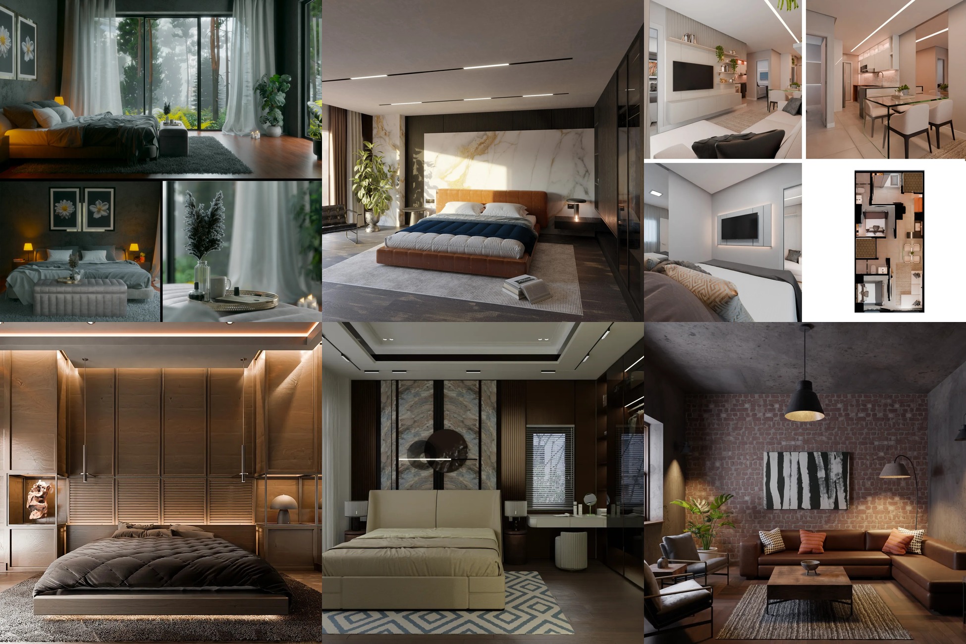 Blender卧室厨房客厅餐厅室内场景资产3D模型合集包 BlenderKit Scenes Pack特色图 Blender卧室厨房客厅餐厅室内场景资产3D模型合集包 BlenderKit Scenes Pack