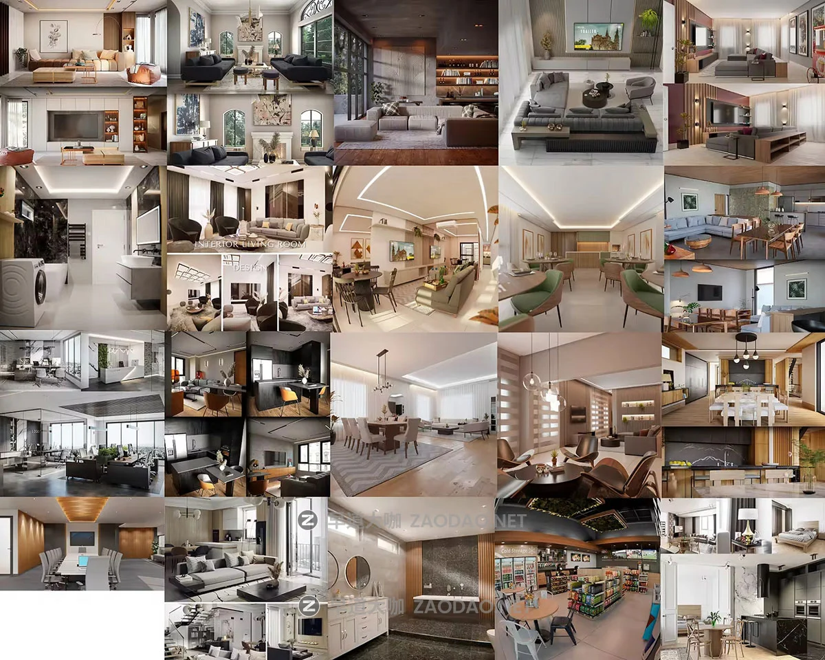 Blender卧室厨房客厅餐厅室内场景资产3D模型合集包 BlenderKit Scenes Pack插图9 Blender卧室厨房客厅餐厅室内场景资产3D模型合集包 BlenderKit Scenes Pack插图9