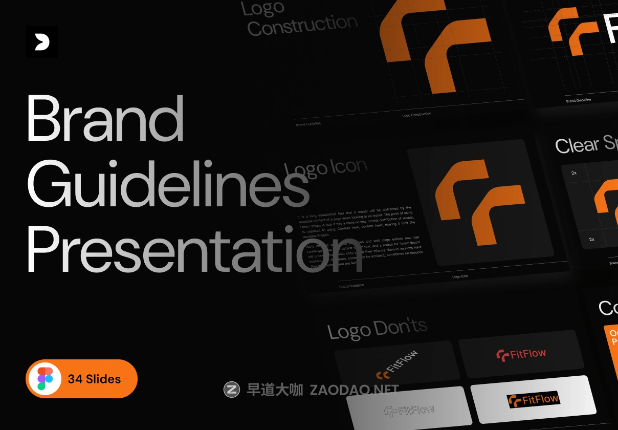 34页黑暗品牌VI使用规范指南手册画册设计figma模板源文件素材 Brand Guideline Presentation – Figma Slides插图 34页黑暗品牌VI使用规范指南手册画册设计figma模板源文件素材 Brand Guideline Presentation – Figma Slides插图