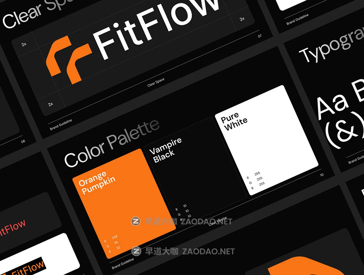 34页黑暗品牌VI使用规范指南手册画册设计figma模板源文件素材 Brand Guideline Presentation – Figma Slides插图4 34页黑暗品牌VI使用规范指南手册画册设计figma模板源文件素材 Brand Guideline Presentation – Figma Slides插图4