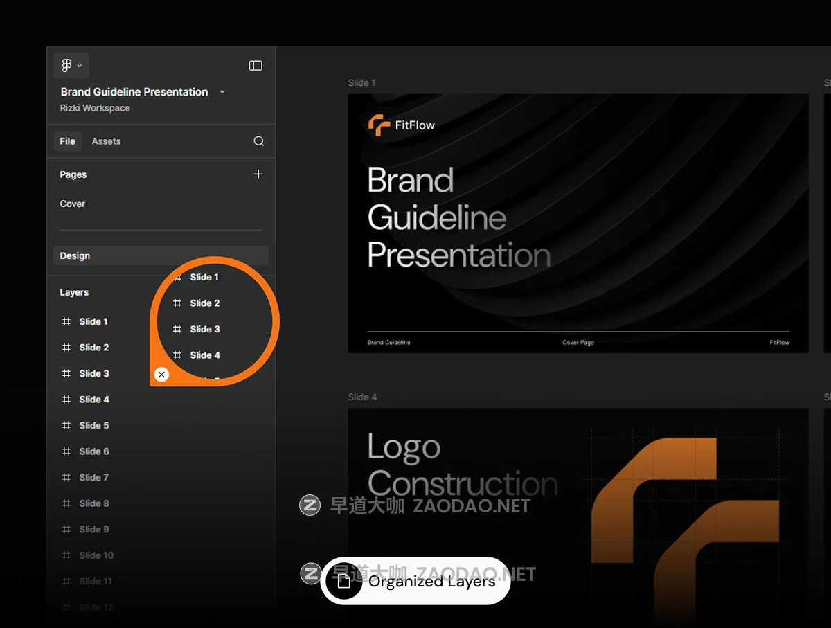 34页黑暗品牌VI使用规范指南手册画册设计figma模板源文件素材 Brand Guideline Presentation – Figma Slides插图3 34页黑暗品牌VI使用规范指南手册画册设计figma模板源文件素材 Brand Guideline Presentation – Figma Slides插图3