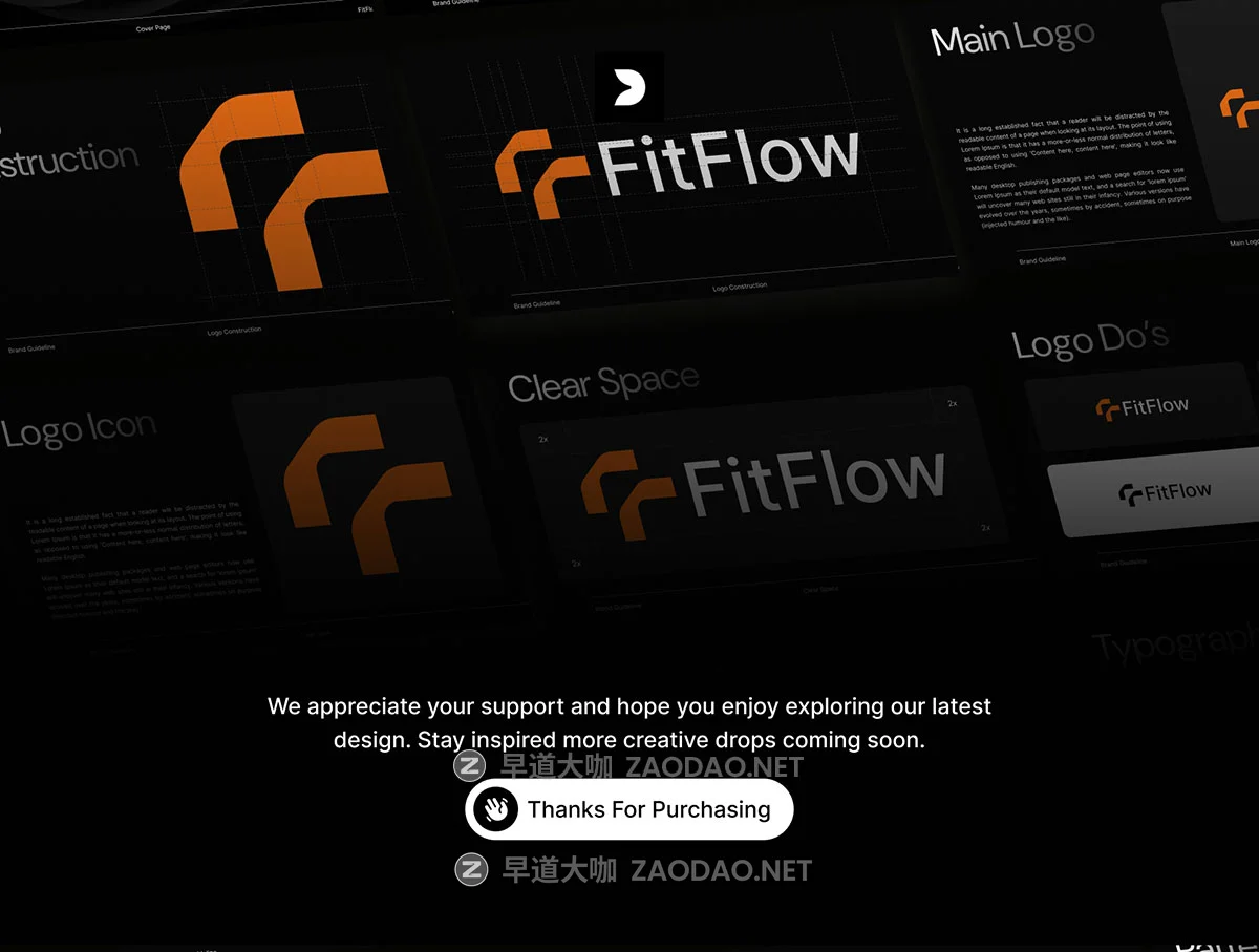 34页黑暗品牌VI使用规范指南手册画册设计figma模板源文件素材 Brand Guideline Presentation – Figma Slides插图5 34页黑暗品牌VI使用规范指南手册画册设计figma模板源文件素材 Brand Guideline Presentation – Figma Slides插图5